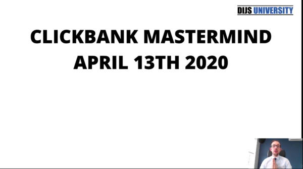 Colin Dijs ClickBank Mastermind 2020