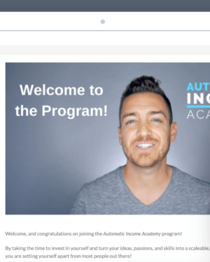 Automatic Income Academy by Graham Cochrane