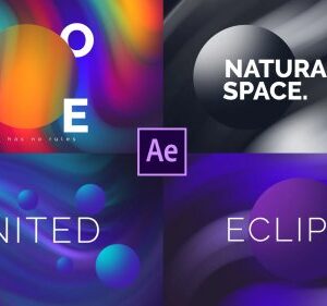 Gradient Liquid Title Animation in After Effects