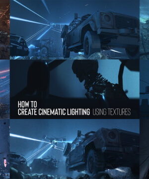 How to create cinematic lighting using textures 2019 TUTORiAL