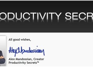 Alex Mandossian – Productivity Secrets
