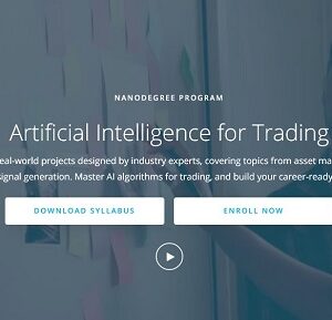 Udacity – Artificial Intelligence for Trading nd880 v1.0.0