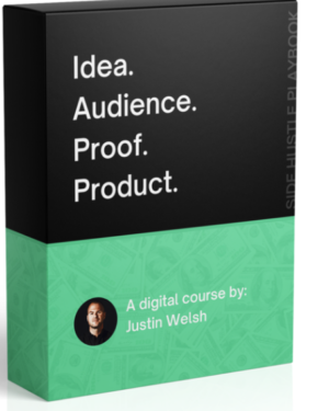 Justin Welsh – Idea Audience Proof Product-The Side Income Playbook