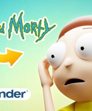 Learn How to Create 3D Rick And Morty Character