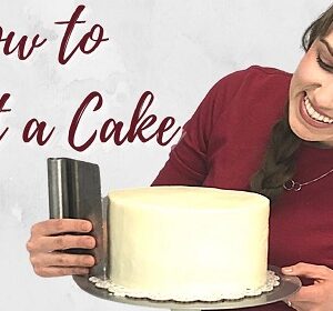 How to Frost a Cake Like a Pro: Smooth with Sharp Edges and No Crumbs!