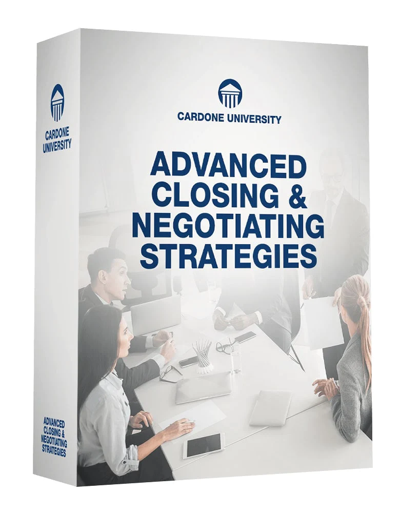 Advanced closing and negotiation strategies
