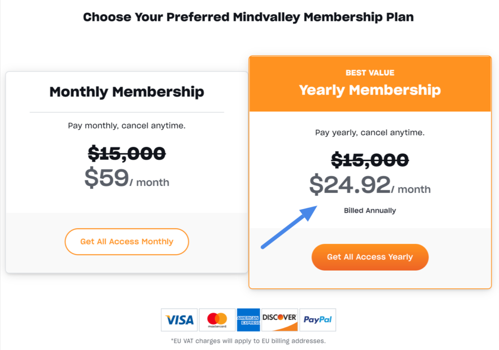 Mindvalley lifetime mebership just at 49$