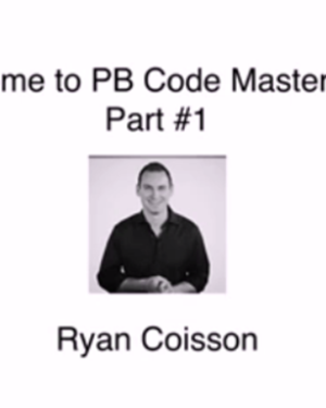 The PB Code Masterclass – Stock Options Trading Course – Ryan Coisson
