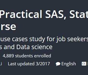 Complete & Practical SAS, Statistics & Data Analysis Course