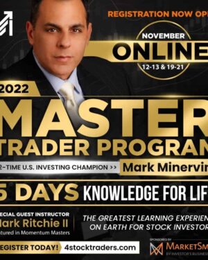 Mark Minervini – Master Trader Program 2022 Premium