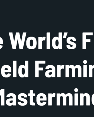Yield Farming Mastermind – University Money Printer