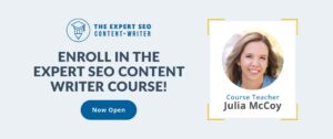 Read more about the article Julia McCoy – The Expert SEO Content Writer