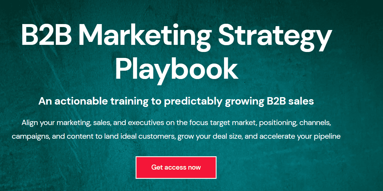 Read more about the article B2B Marketing Strategy Playbook