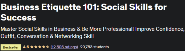 Business Etiquette 101: Social Skills for Success