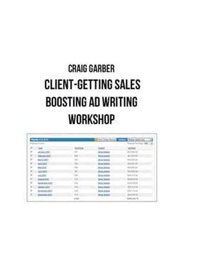 Craig Garber – Client-Getting Sales-Boosting Ad Writing Workshop