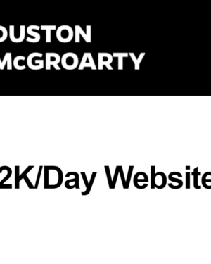 Duston Mcgroarty – $2K/Day Website