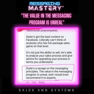 Read more about the article Dylan Gigliotti – Messaging Mastery Course