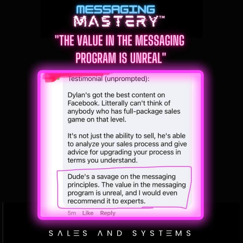 You are currently viewing Dylan Gigliotti – Messaging Mastery Course