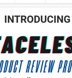 Faceless Product Review Profits by John Shea