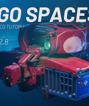 Gumroad Blender 2.8 Advanced: Cargo Spaceship 2019 TUTORiAL