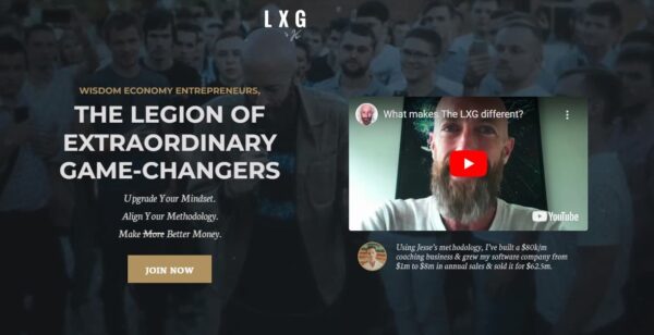 The Legion of Extraordinary Game-Changers (LXG) – Jesse Elder