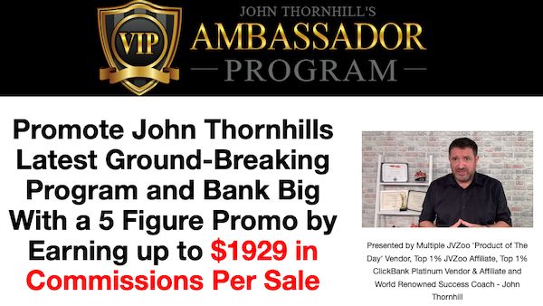 You are currently viewing John Thornhill – Ambassador Program