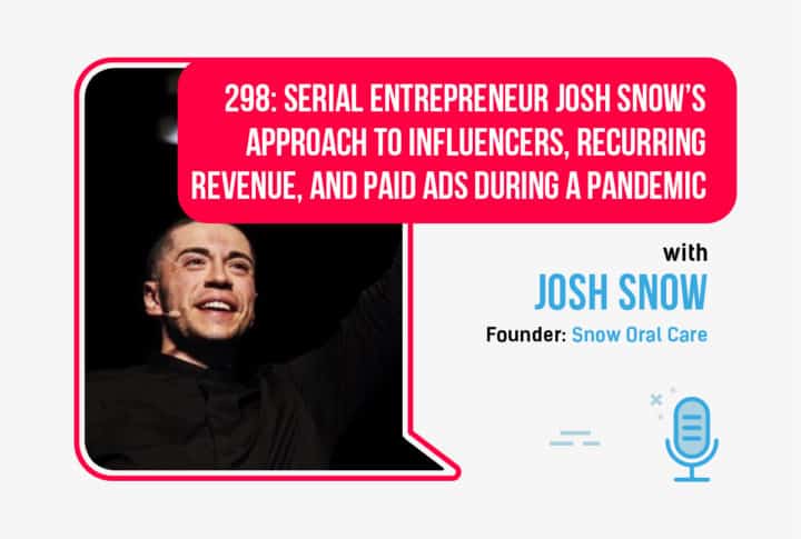 You are currently viewing Josh Snow – The Influencer Marketing Masterclass