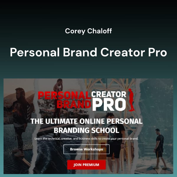 You are currently viewing Corey Chaloff – Personal Brand Creator Pro