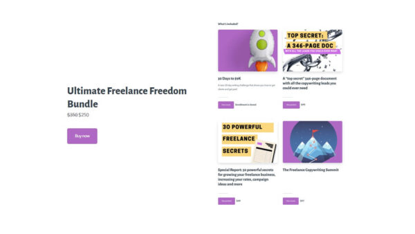 Ultimate Freelance Freedom Bundle by Copy Secrets Academy