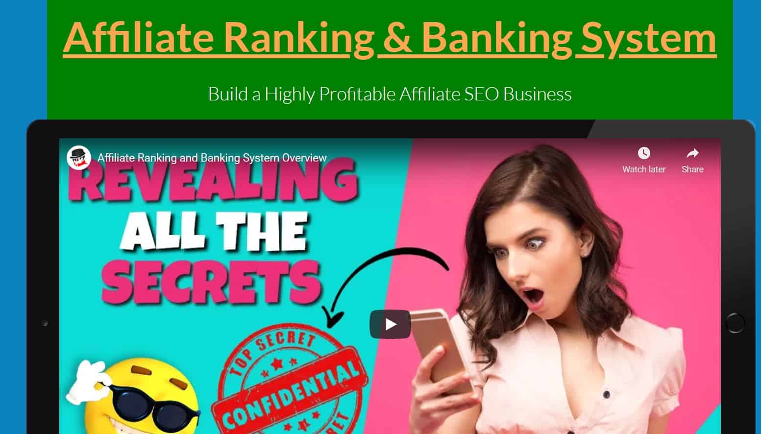 You are currently viewing Ryan Hoek – Affiliate Ranking and Banking System