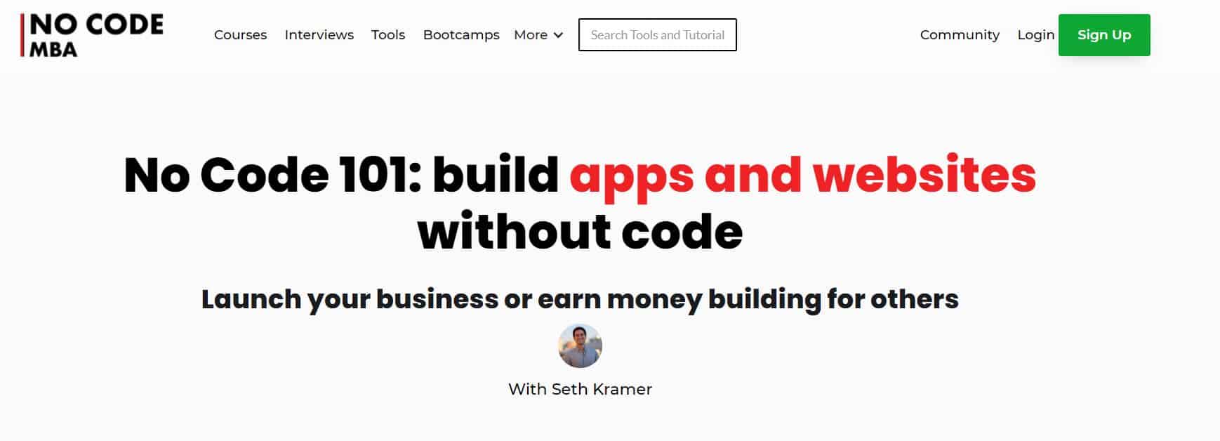 You are currently viewing Seth Kramer – No Code MBA Course