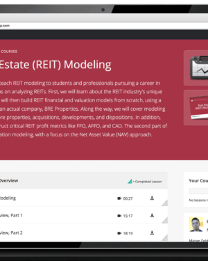 Real Estate (REIT) Modeling – Wall Street Prep