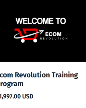 Ecom Revolution Training Program – Sebastian Esqueda