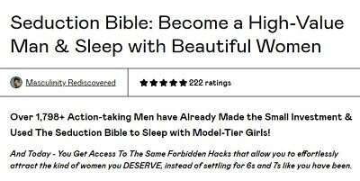 You are currently viewing Masculinity Rediscovered – Seduction Bible