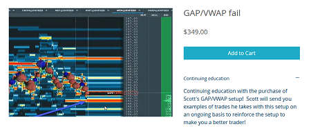 Read more about the article Scott Pulcini Trader – GAP-VWAP Fail Course