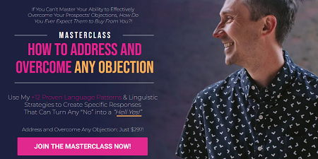 Read more about the article James Wedmore ? How to Address & Overcome Any Objection Masterclass