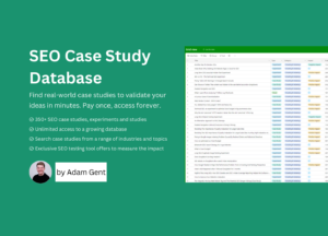 Read more about the article Adam Gent – SEO Case Study Database