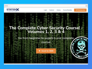 Read more about the article Station X – The Complete Cyber Security Course! – Volumes 1, 2, 3 & 4