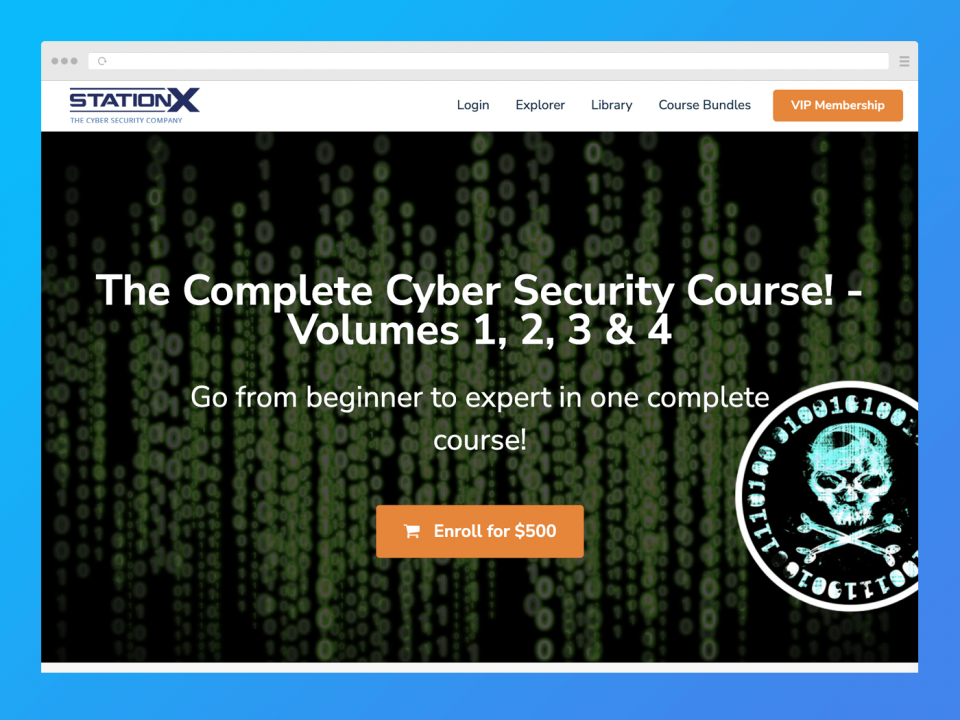 Read more about the article Station X – The Complete Cyber Security Course! – Volumes 1, 2, 3 & 4
