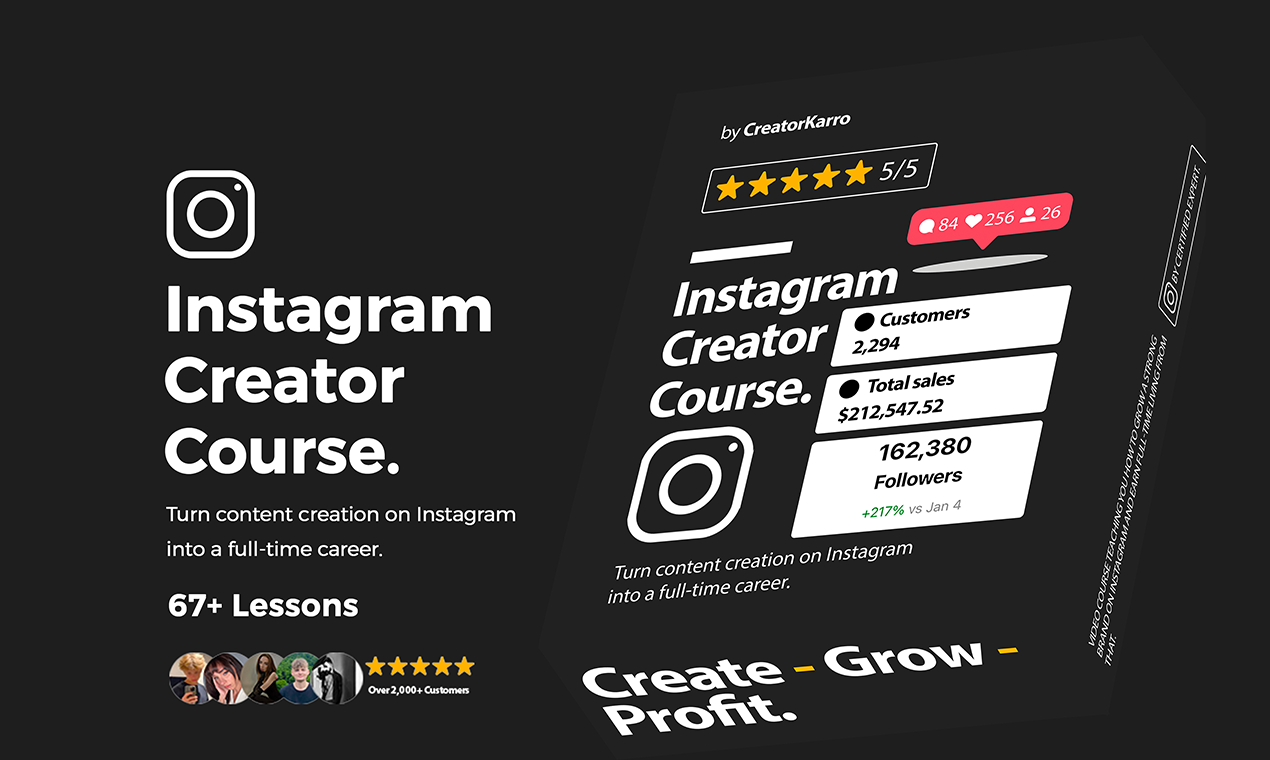 Read more about the article Karolis Piliponis – Instagram Creator Course (Ultimate Bundle)