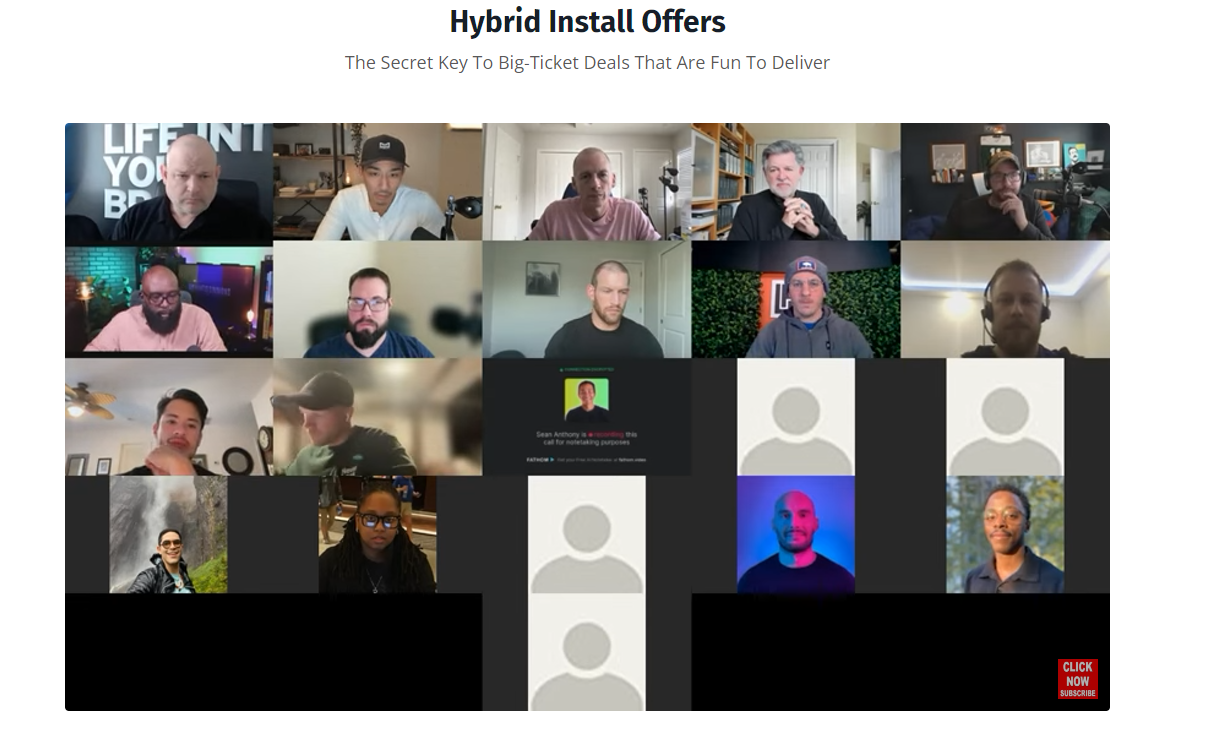 You are currently viewing Sean Anthony – Hybrid Install Offers