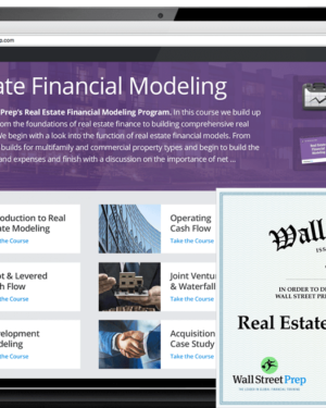 Wall Street Prep – Real Estate Financial Modeling