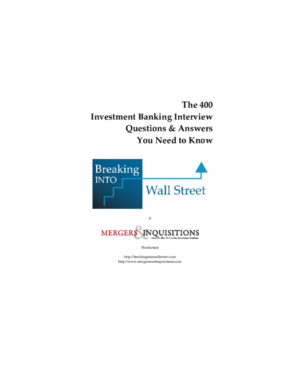 Investment Banking Interview Guide 2024 By Breaking Into Wall Street