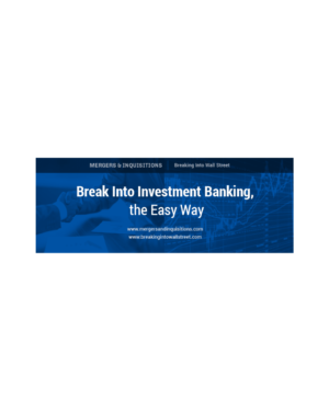 Investment Banking Networking Toolkit 2024 By Breaking Into Wall Street