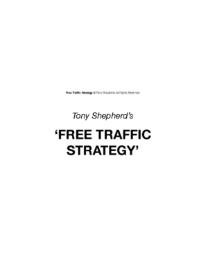 Tony Shepherd – Free Traffic System Workshop