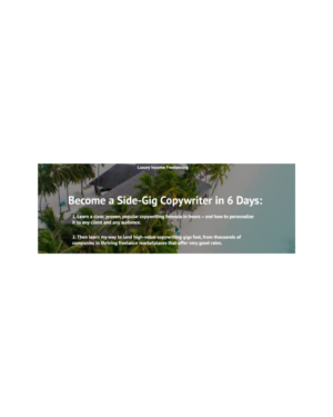 David Wimberley – Side-Gig Copywriter in 6 Days