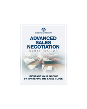 Grant Cardone – Advanced Sales Negotiation Certification