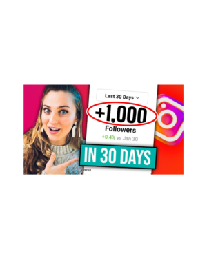 Maria Wendt – 1K Followers In 30 Days Instagram Challenge